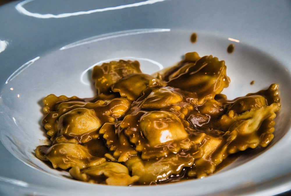 Agnolotti al sugo d'arrosto